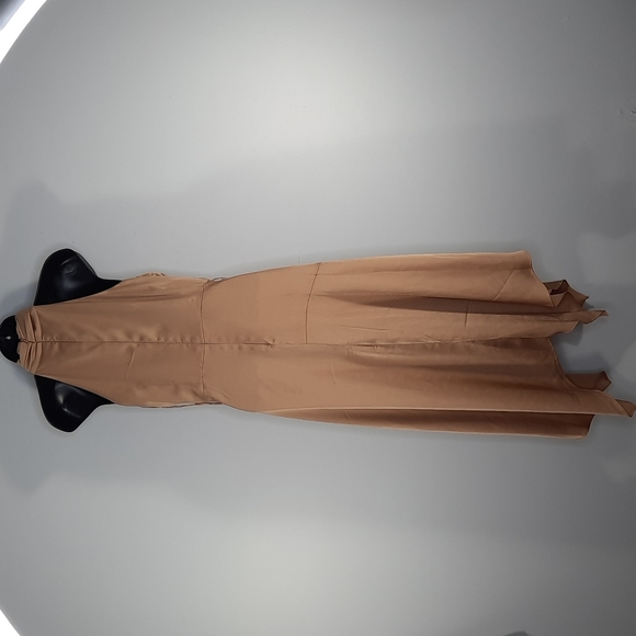 NWT VINCE CAMUTO camel maxi dress SZ 0 - Picture 7 of 13